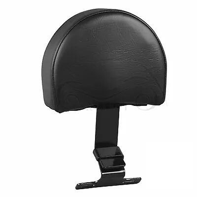 Motorcycle PU Leather Plug-In Driver Backrest Seat Cushion For Harley Fatboy • $52.98