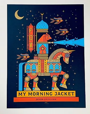 My Morning Jacket Poster Atlanta GA Fox Theatre 11/3/23 N1 Official Silkscreen! • $199.99