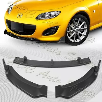 For 2009-2013 Mazda Miata MX-5 GV-Style Matt Black Front Bumper Body Spoiler Lip • $59.99