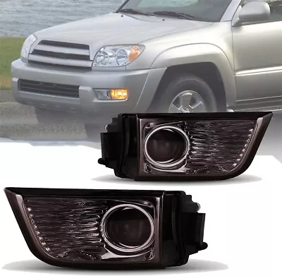 Fog Lights For 2003-2005 Toyota 4Runner Driving Front Bumper Lamps Smoke Lens • $42.99