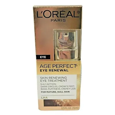 L'Oreal Paris Age Perfect Eye Renewal Eye Cream 0.5 Oz • $14.99