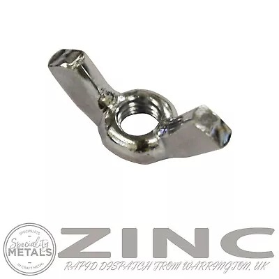 M6 (6mm) Zinc Plated Wing Nuts Butterfly Nut For Bolts & Screws | UK Supply • £8.49