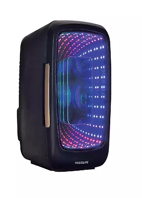 Mini Fridge With Infinity LED Light Door 6 Can/4 L  • $56.97