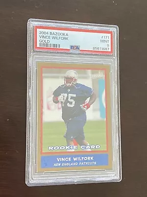 2004 Bazooka Vince Wilfork Gold Psa 9 Pop 1 None Higher  • $99.99