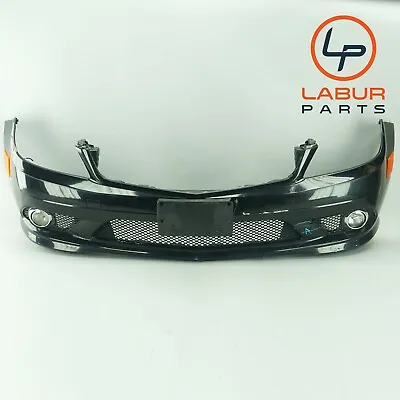 +br407 W204 Mercedes 08-11 C Class Sport Front Bumper Cover Assembly Black • $515.99