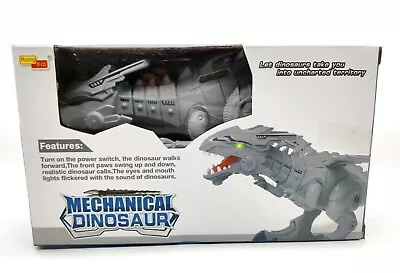 Mechanical Walking Light & Sound Dinosaur Toy Robot Toys Action Kids Gifts • £13.50