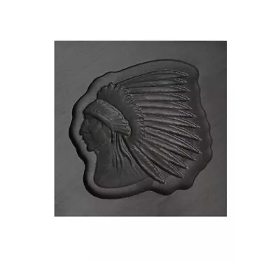 Small - Indian Chiefs Head 3D Graphite Ingot Mold For Precious Metal Casting • $39.45