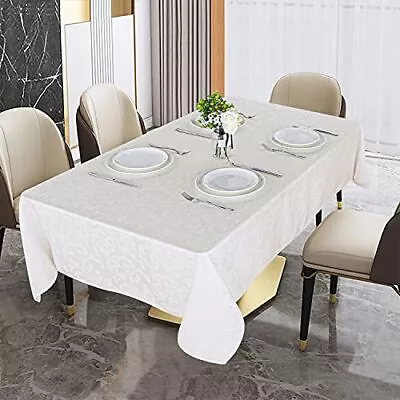 210gsm Rectangle Table Cloth Water Resistance Microfiber Tablecloth Decorative F • $35.05