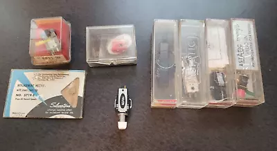 6 Vintage Phono Cartridges And 2 Stylus • $79.50