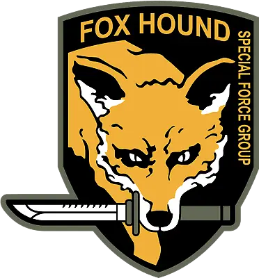 Metal Gear Solid Fox Hound Special Forces Sticker Decal  • $4.98