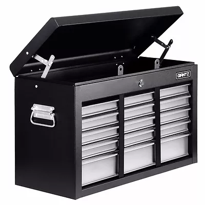 9 Drawers ToolBox Storage Chest Trolley Tool Box Mechanics Giantz Black/Grey  • $169