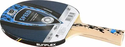 $29.95 • Buy SUNFLEX SPEED ITTF Approved TAIPAN Rubber Sponged Table Tennis Bat Racquet 10381
