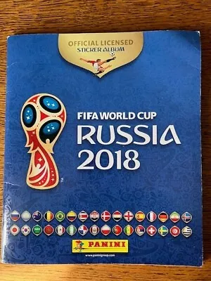Panini World Cup Russia 2018 Football Sticker Album Book 100% Complete Full Set • £10