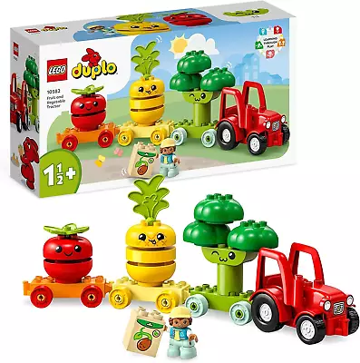 LEGO® DUPLO® My First Fruit And Vegetable Tractor 10982 Building And Learning To • $28.99