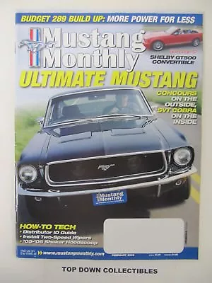 Mustang Monthly Magazine   February  2006    Dale Rabe's '78 King Cobra • $9.77