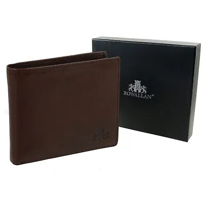 Rowallan Of Scotland Leather Mens Wallet Verona Collection Veg Tan • £29.99