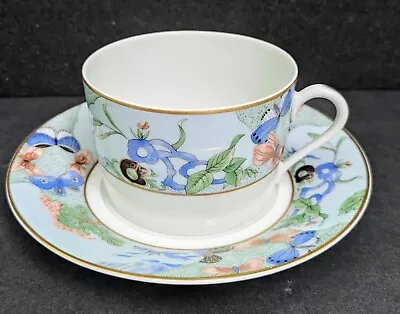 Vintage 1990-95 Haviland Limoges  MADOURA  Flat Cup & Saucer Set 5oz France • $30