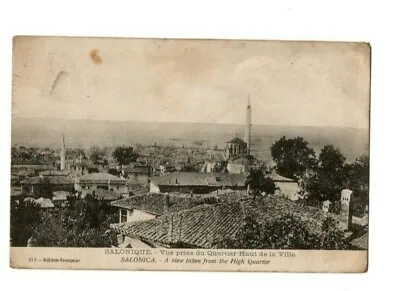 Antique Original Postcard Salonica - A View Taken From The High Quarter • £2.99