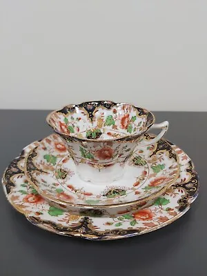 Victorian Dresden Style Duchess China Tea Cup Saucer And Plate Dated 1906 • £38