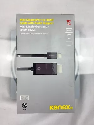 Kanex MDPHD10FT Mini DisplayPort To HDMI Cable With Audio Support 10 FT • $14.37