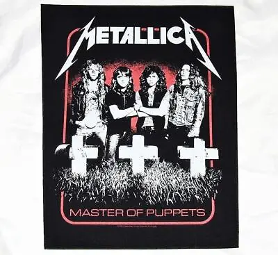 Metallica Master Of Puppets Band Large Back Patch Heavy Metal • $14.36