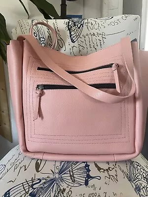 BOTKIER New York Chelsea Large Tote/Shoulder Bag- Leather Bag Pink - NWOT • $86.80