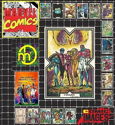 1989 Marvel Comic Images Excalibur Cards - Pick Choose A Card • $1.82