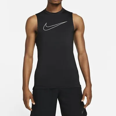 £17.98 • Buy Nike Pro Mens Dri-Fit Compression Vest Tank Top Sleeveless T Shirt Base Layer