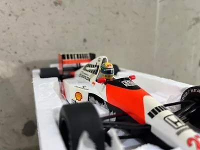 Minichamps F1 1:18 Ayrton Senna McLaren MP4/5B World Champion 1990 Yellow Decals • $1