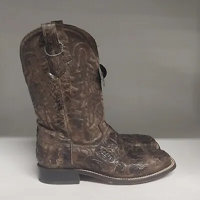 Corral Exotic Alligator Inlay Western Boot Brown Mens Size 10 Medium • $119.99