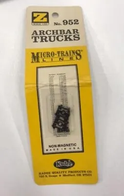 $6.88 • Buy Micro-Trains 00402000 Z Scale Archbar Trucks (Pack Of 2)