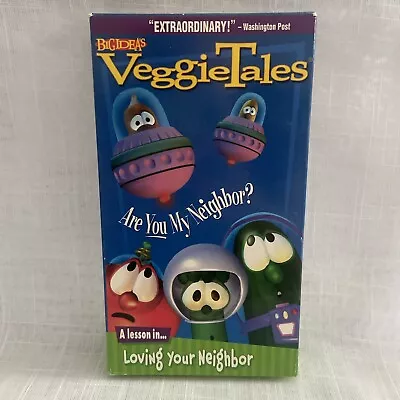 VeggieTales - Are You My Neighbor? (VHS 1993)  VG Green Tape • $4.95