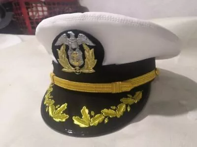 U.S MARITIME SERVICE MERCHANT MARINE CAPTAIN OR COMMANDER COMBINATION CAP - Hat • $99.99