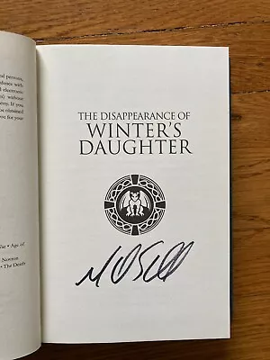 Michael J Sullivan *SIGNED* Disappearance Of Winter's Daughter - 1st Ed / 1st Pr • $50