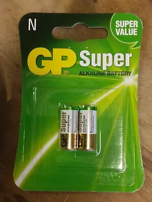 2X GP LR1 N Super Alkaline 1.5V Battery 910A MN9100 E90 Bite Security Alarm  • £3.95