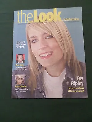 Fay Ripley -samia Ghadie - The Look  Supplement Magazine  -17 Aug 2002 - Uk  • £5.99