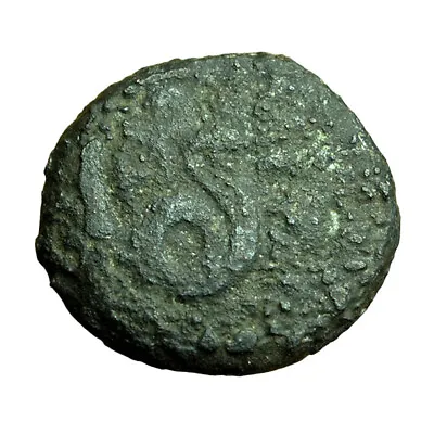 Ancient Greek Coin Philetairos Pergamon Mysia AE15mm Athena / Serpent 00908 • $22.99
