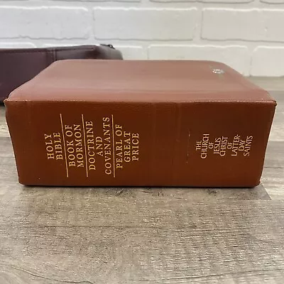 LDS QUAD Holy Bible Book Of Mormon Doctrine And Covenants And Pearl Of Great • $24.99