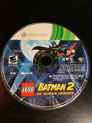 LEGO Batman 2: DC Super Heroes (Microsoft XBOX 360) Tested W/Pic Disc Only *** • $5.95