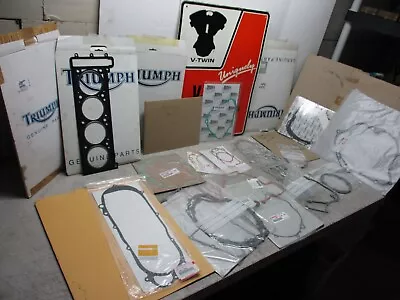 GENUINE New TRIUMPH MOTORCYCLE GASKETS LOT Job Lot Resale • $55