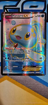 2016 Manaphy EX 116/122 XY BREAKPoint Full Art Ultra Rare Holo Pokemon TCG • $5.26