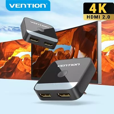 HDMI 2.0 Swicth 4K HDMI Switcher 2 In 1 Out For Xiaomi Mi Box TV Box PS5/4 • $85.62