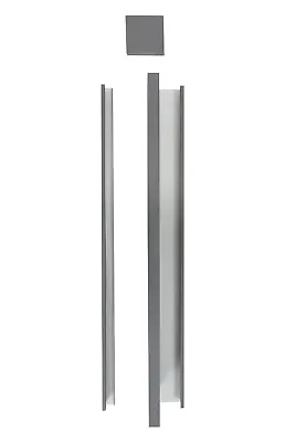 £49.99 • Buy Slotted Concrete Corner Post Extender Graphite Grey Free Delivery Up To 6 Feet