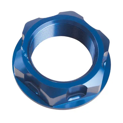 Tusk Billet Aluminum Steering Stem Nut Blue For KAWASAKI KX450F 2006-2018 • $15.96