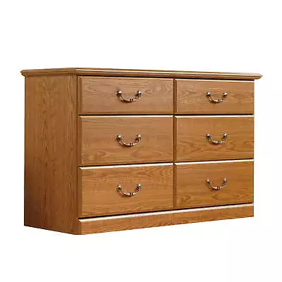 6 Drawer Dresser Carolina Oak Finish • $220.79