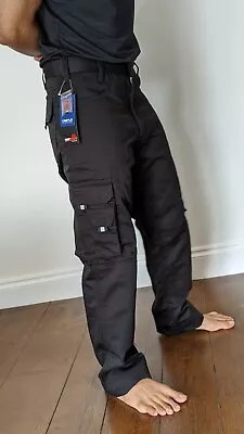 £19.49 • Buy Men's Tuff Stuff Pro Work Combat Trouser With Knee Pad Pouches And Nail Pockets