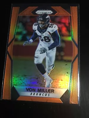 2017 Panini Prizm Orange VON MILLER /275 • $1.99