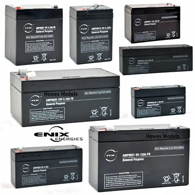 £19.95 • Buy ENIX ENERGY 12v / 6v Volt Sealed Lead Acid Rechargeable Battery Leisure, Alarm