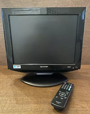 Sharp Liquid Crystal TV LC-15SH7U 15 Inch LCD TV Retro Gaming With Remote-Tested • $54.99