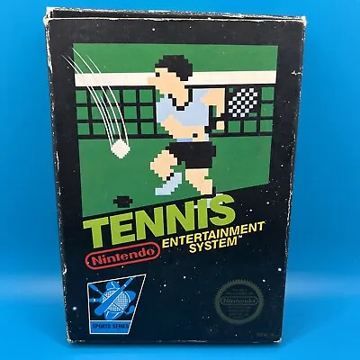 Tennis (Nintendo NES) Box And Cartridge Only *No Manual* 3-Screw Cart • $65